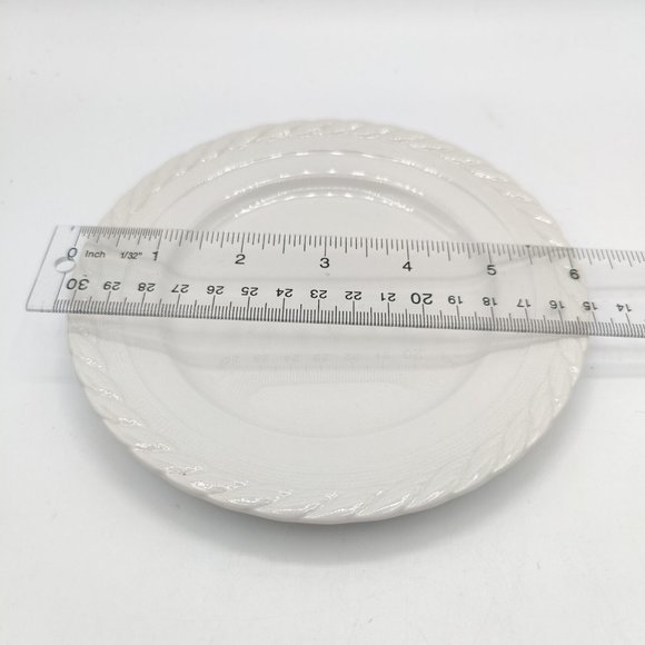 Vintage Ralph Lauren Wedgwood Clearwater Tea Cup Saucer Set 1992 England - Picture 8 of 9